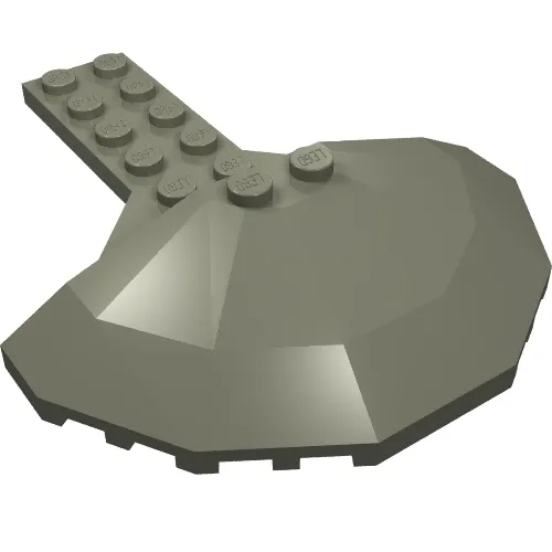 Plate Special 2 x 6 with 4 x 8 Half Saucer