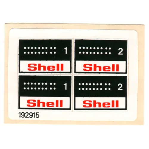 Sticker Sheet for Set 6610-1