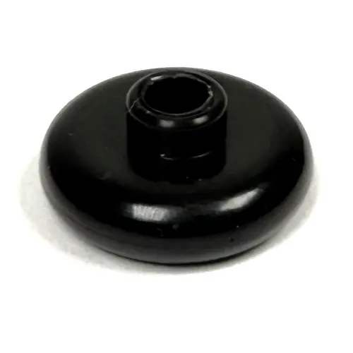 Pen Bead, Round Short, Curved Edge