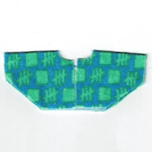 Scala, Baby Shirt with Green Squares and Lines Print