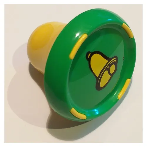 Music Builder Sound Plug with Yellow Base and Yellow Bell Print