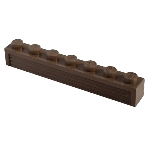 Modulex Brick 1 x 7 with Horizontal Grooves