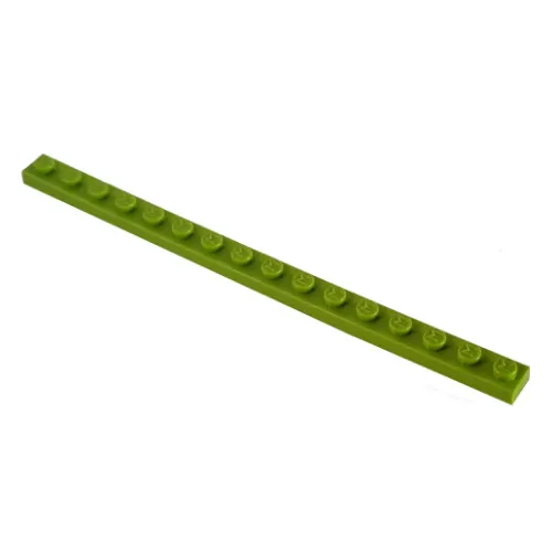 Modulex Plate 1 x 16 with M on Studs