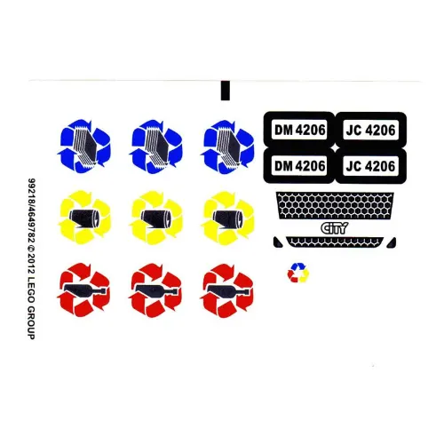 Sticker Sheet for Set 4206-2