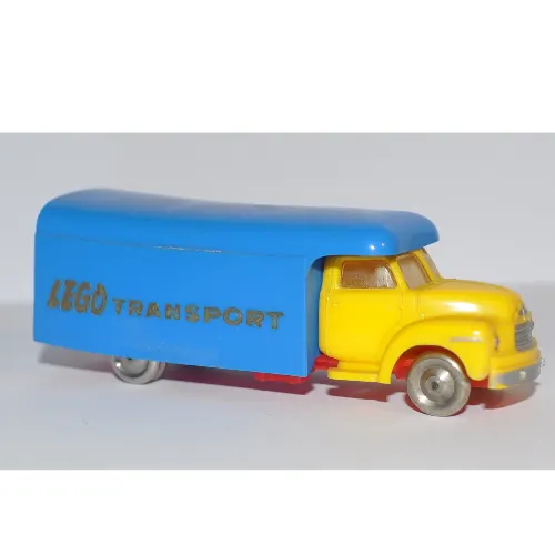 HO Scale Bedford Moving Van - Side Indicators - LEGO Transport in Gold
