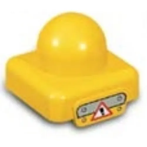 Primo Plate 1 x 1 with Hazard Warning Sign Print