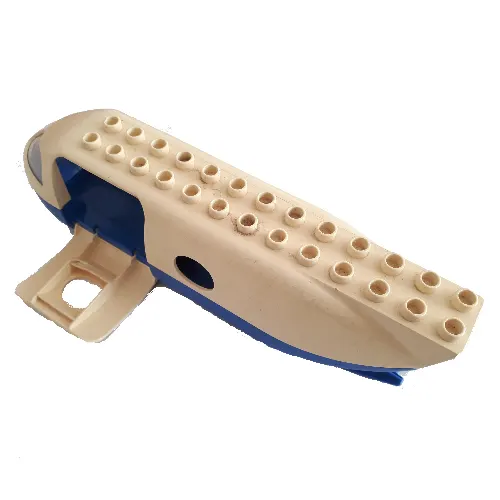 Duplo Airplane Fuselage with Blue Bottom and Cargo Door