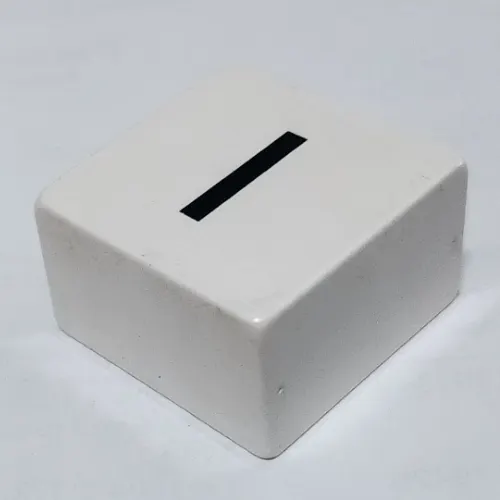 Duplo Tile 2 x 2 x 1 with Minus Sign '-' Print