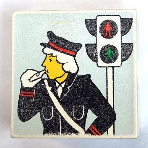 Duplo Tile 2 x 2 x 1 with Mosaic, Community 9 print - 9221-1