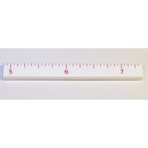 Tile 1 x 8 with Ruler INCH '5', '6', '7' Print