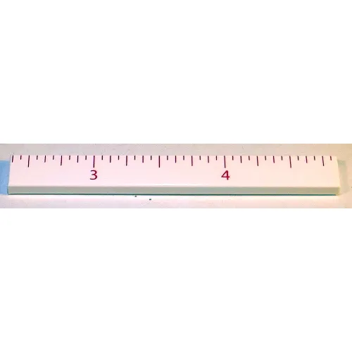 Tile 1 x 8 with Ruler INCH 3 - 4 Pattern