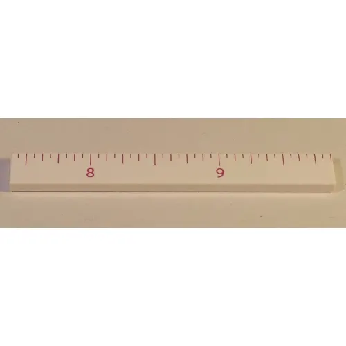 Tile 1 x 8 with Ruler INCH 8 - 9 Pattern