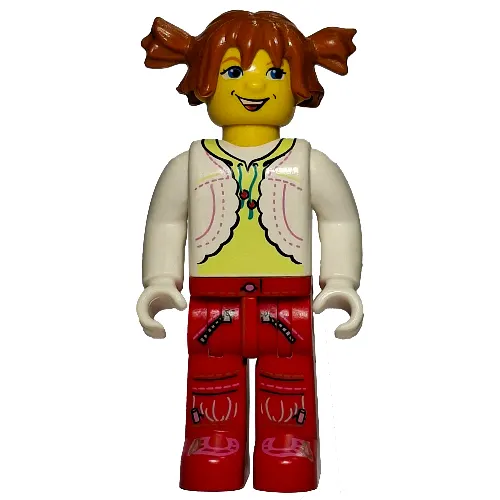 Juniors Midifig, Tina, White Torso and Red Legs