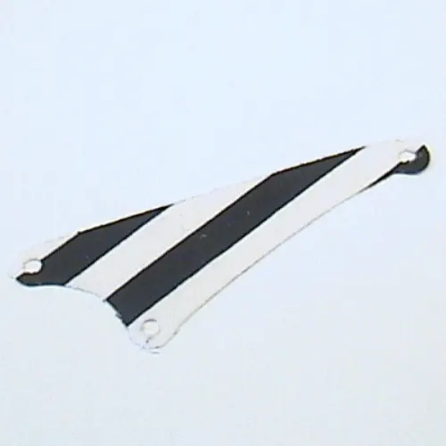 Sail, Triangular, Small with Black Stripes Print