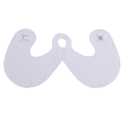 Neckwear Cape, Curved with One Center Hole and Two Hand Holes