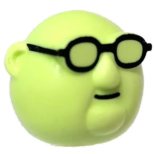 Minifig Head Special (Dr. Bunsen Honeydew)