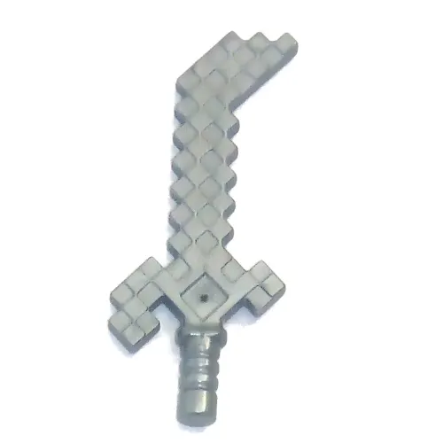 Weapon Sword with Bend Tip, Pixelated