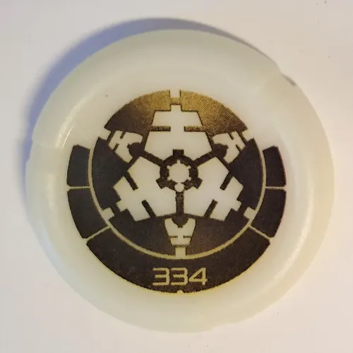 Large Figure Throwing Disc, Kanoka, Po-Metru 334 Print