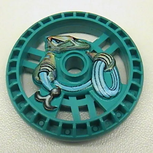 Technic Disc 5 x 5 Notched, Rope