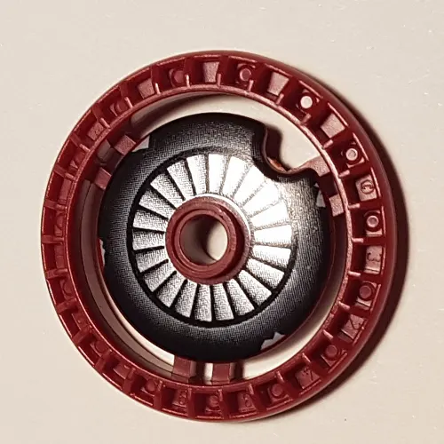 Technic Disc 5 x 5 Notched, No Pin with ARC-170 Starfighter Print