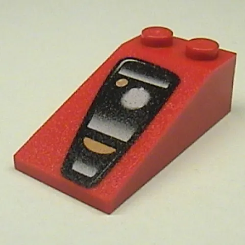 Brick Sloped 18° 4 x 2 with Ferrari Headlight Right Print
