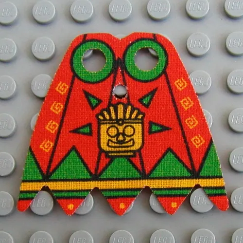 Neckwear Cape, 5 Points with Mayan Print