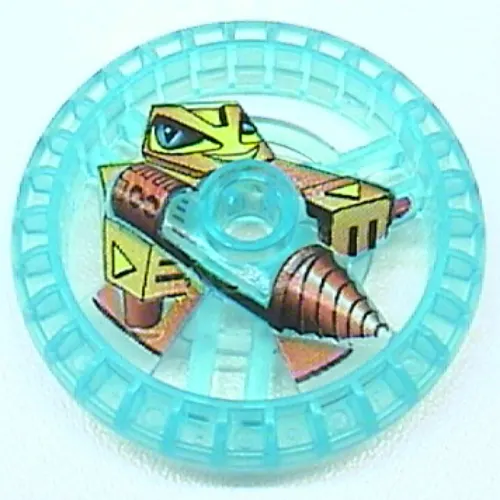 Technic Disc 5 x 5 Notched, Driller print
