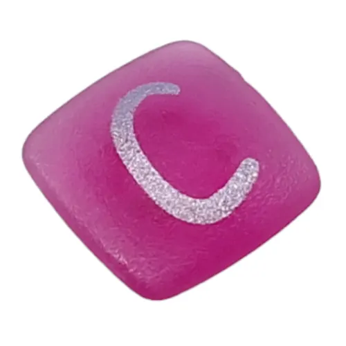 Clikits Icon, Square 2 x 2 Small with Pin and Silver 'C' Print