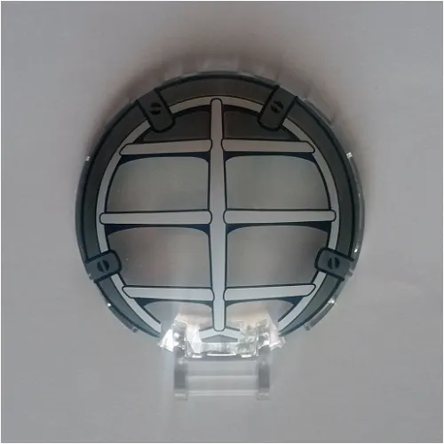 Dish 6 x 6 Inverted - No Studs with Handle with Ninjago Mech Cockpit Pattern