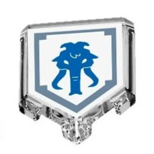 Tile Special 2 x 3 Pentagonal with Nexo Power Shield Print - Mammoth