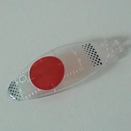 Windscreen 9 x 3 x 1 2/3 Bubble Canopy with Red Circle and Verniers Print