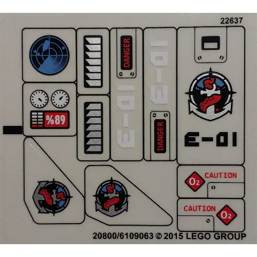 Sticker Sheet for Set 60092-1