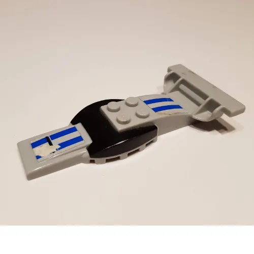 Vehicle Body, Top Fast Food Racer 4 x 10 with Curved Black Windshield and Rear Spoiler