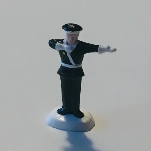 HO Scale Accessory Policeman Both Hands Left