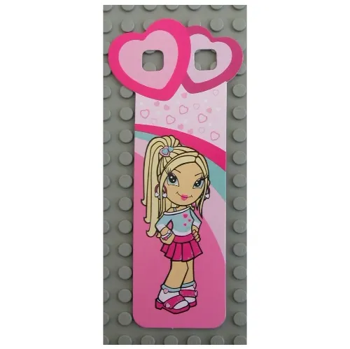 Clikits Bookmark, 'Heart' Print