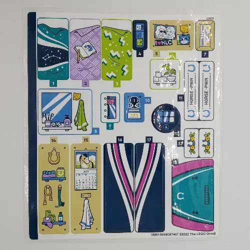 Sticker Sheet for Set 41722-1