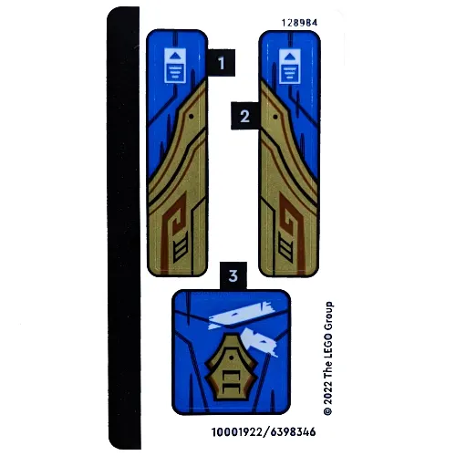 Sticker Sheet for Set 71768-1