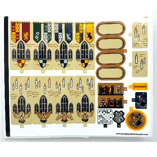 Sticker Sheet 1 for Set 76399-1