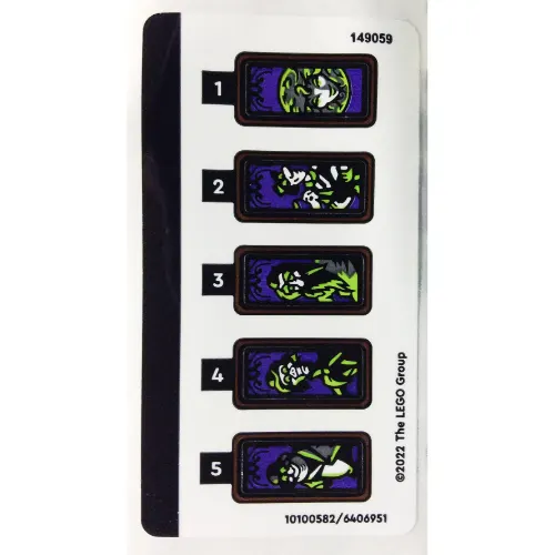 Sticker Sheet for Set 40521-1