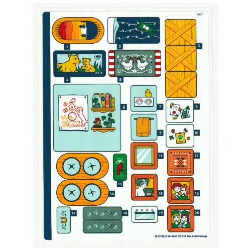 Sticker Sheet for Set 41730-1