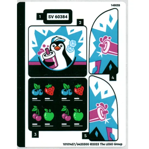 Sticker Sheet for Set 60384-1