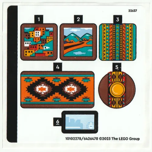 Sticker Sheet for Set 40583-1