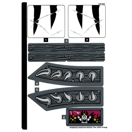 Sticker Sheet for Set 71469-1