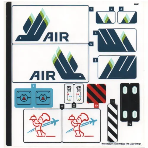 Sticker Sheet for Set 60367-1