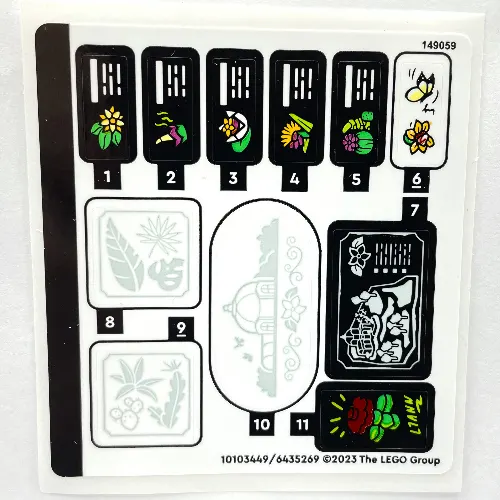 Sticker Sheet for Set 41757-1