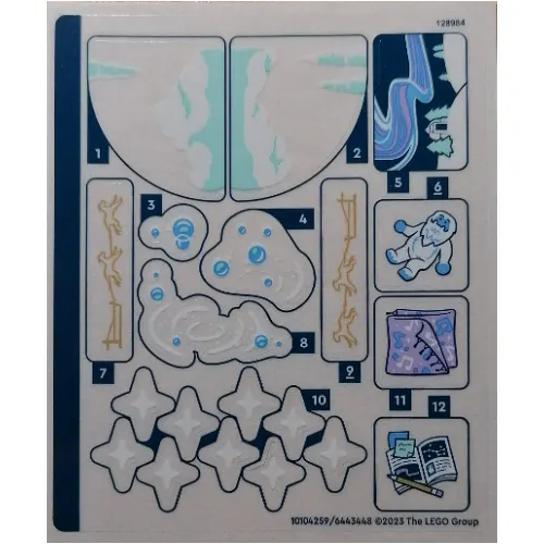 Sticker Sheet for Set 41760-1
