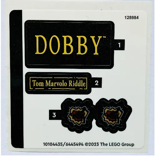 Sticker Sheet for Set 76421-1
