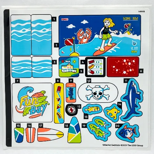 Sticker Sheet for Set 41737-1