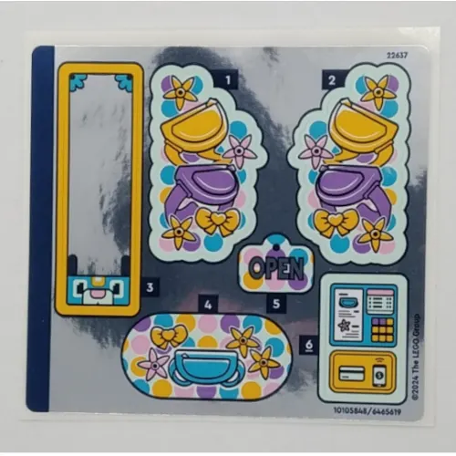 Sticker Sheet for Set 42608-1