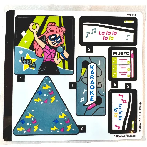 Sticker Sheet for Set 42610-1
